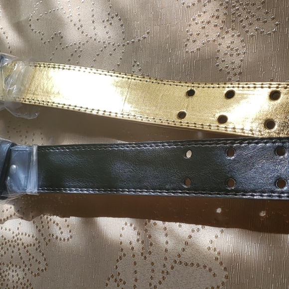 Two stylish vegan belts New never used! 38-40 large - Picture 7 of 8